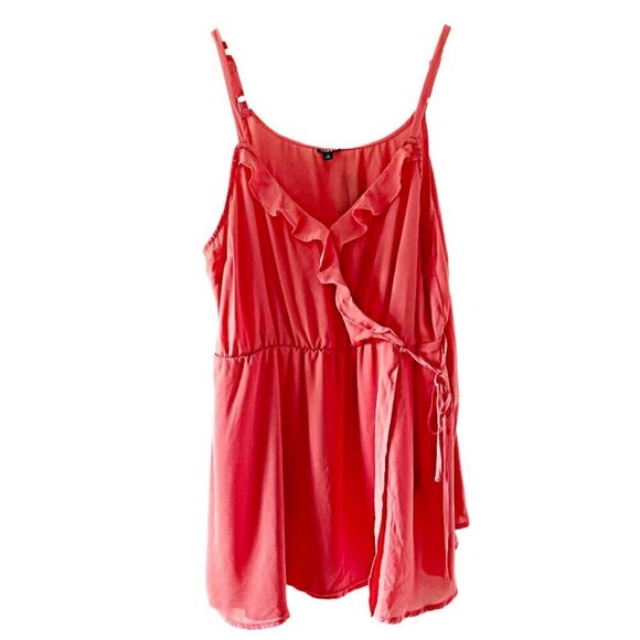 torrid Tops - Torrid Orange Summer Blouse with Ruffles‎ NWT Size 3X